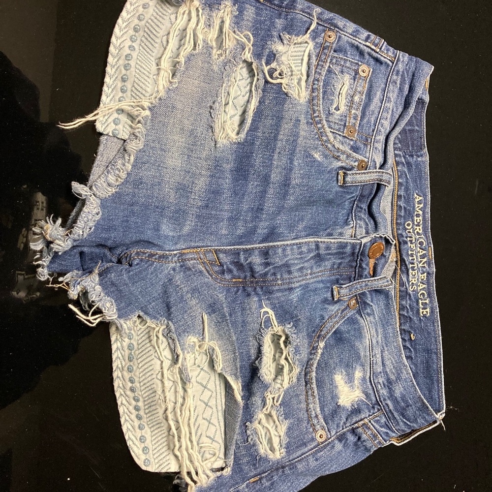 Denim shorts